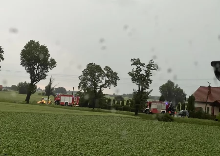 Tczew - Nawałnice przetaczają się przez Pomorze