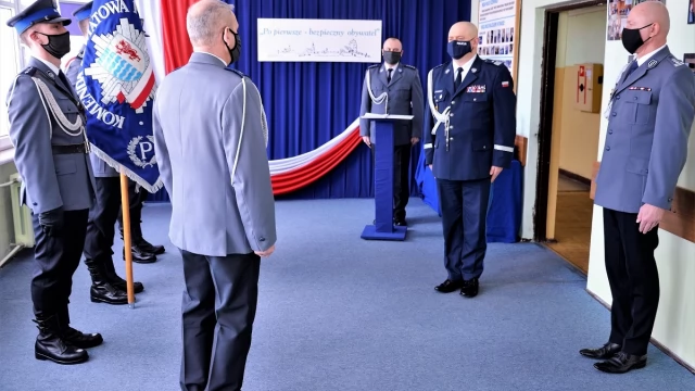 Tczew - Komendant tczewskiej policji żegna się ze służbą