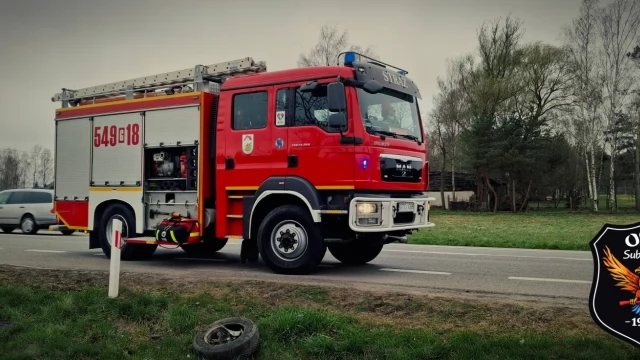 Tczew - Wypadek na DK91. Jedna osoba została ranna