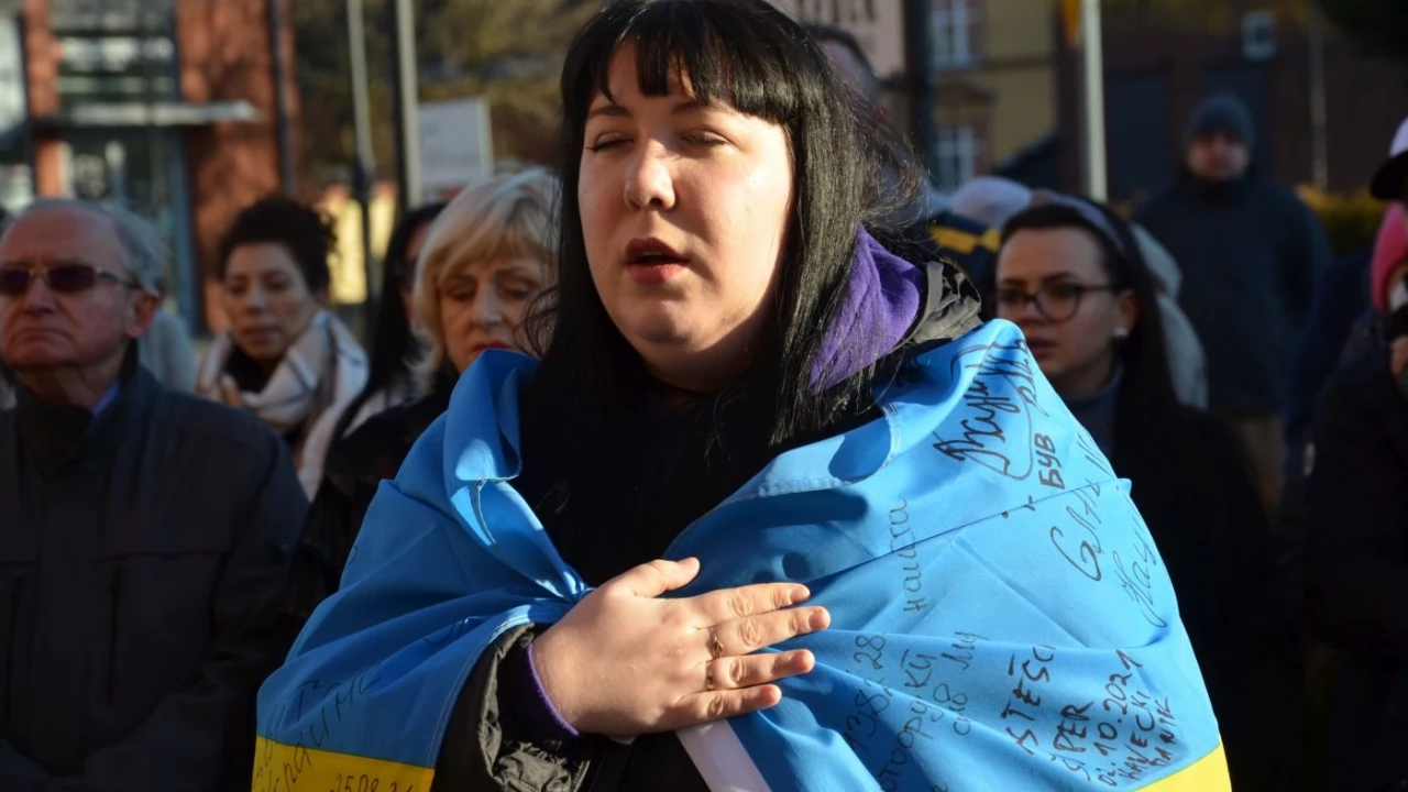 Tczew - Polacy i Ukraińcy ramię w ramię przeciw rosyjskiej agresji