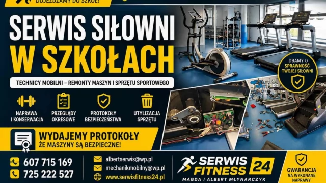 Tczew - Serwis siłowni w szkołach - Technicy Mobilni - Rem