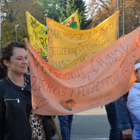 Tczew - Manifest przeciwko marnowaniu jedzenia w Tczewie