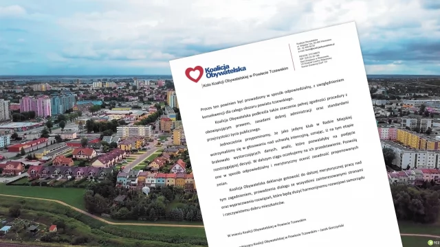 Tczew - KO zabiera głos ws. poszerzenia granic miasta