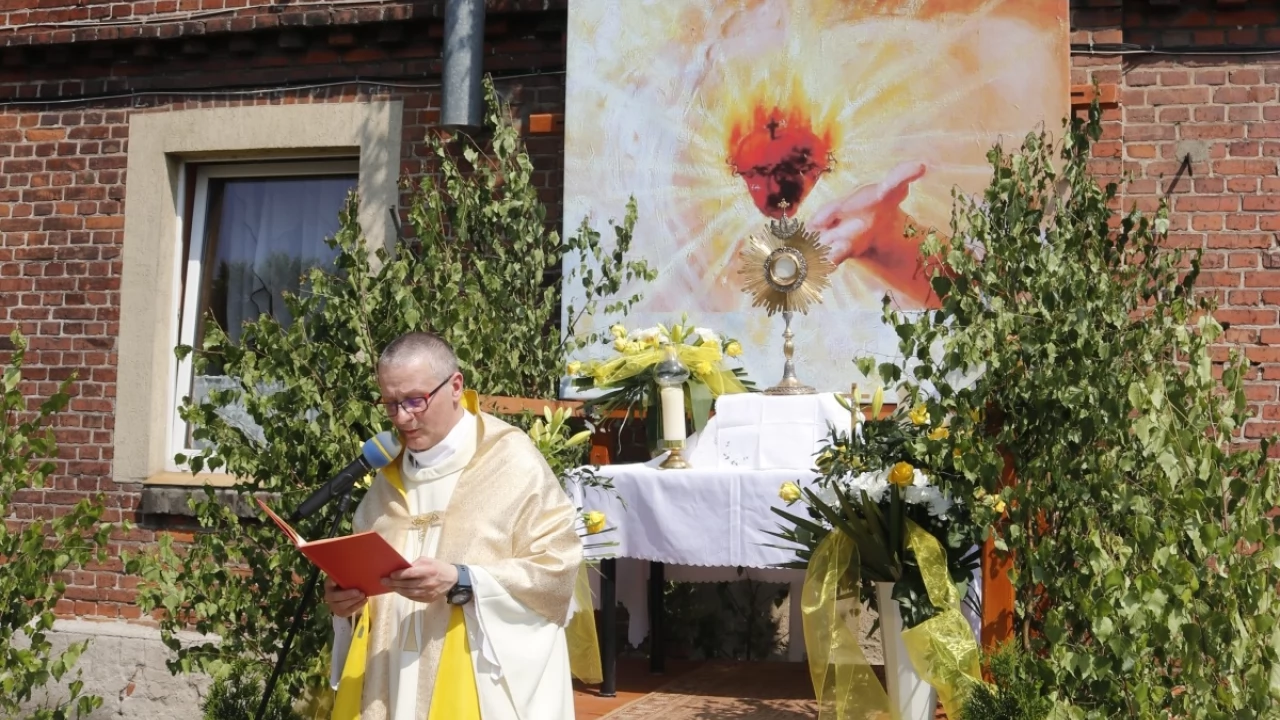 Tczew - Boże Ciało - procesja z Najświętszym Sakramentem