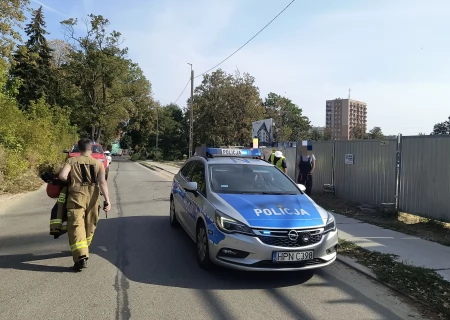 Tczew - Wypadek na budowie. W części miasta nie ma prądu
