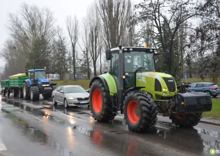 Tczew - W Tczewie protestują rolnicy