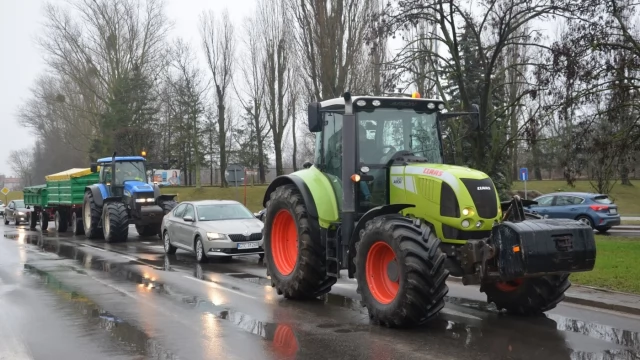 Tczew - W Tczewie protestują rolnicy