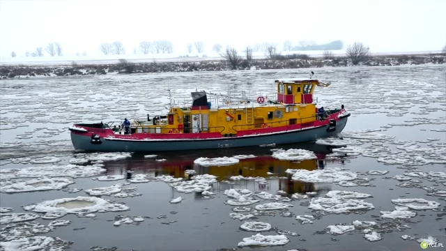 Tczew - Lodołamacze nie dotrą na razie do Tczewa