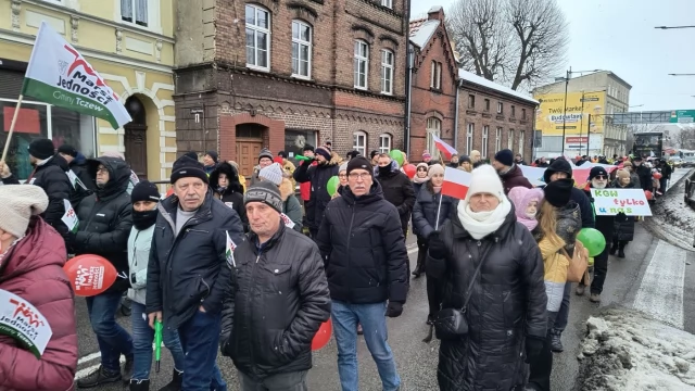 Tczew - Marsz Jedności Gminy Tczew przeszedł ulicami Tczewa