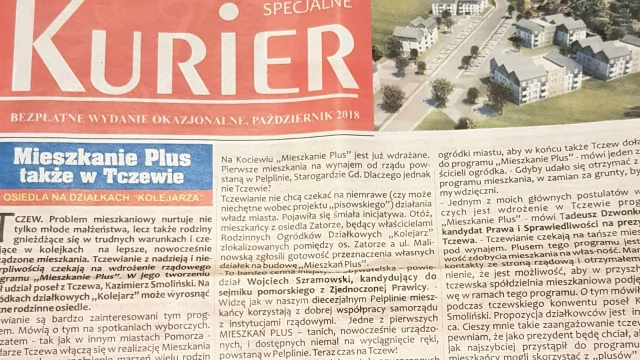 Tczew - Bloki zamiast ogródków? Działkowcy zaniepokojeni - kandydat PiS dementuje
