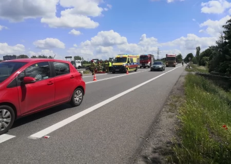 Tczew - Zajączkowo. Zderzenie motocykla z ciężarówką