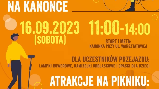 Tczew - W sobotę auto zostaw w garażu. Zapraszają na przejazd rowerowy i festyn