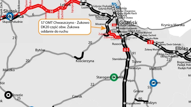 Tczew - Kolejne kilometry S7 dla kierowców! Obwodnicą Metropolii Trójmiejskiej na wakacje