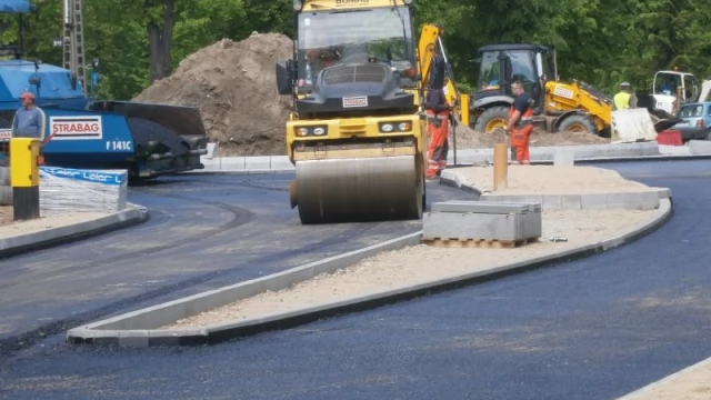 Tczew - Rondo przy wieży ciśnień. Kolejny etap prac
