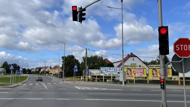 Tczew - Osiem dodatkowych sygnalizatorów na największym skrzyżowaniu Tczewa
