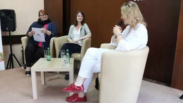 Tczew - Magdalena Witkiewicz ponownie odwiedziła tczewską książnicę