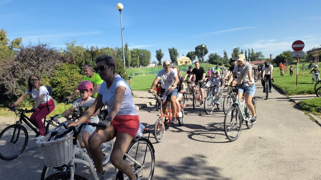 Tczew - Rowerzyści opanowali Tczew