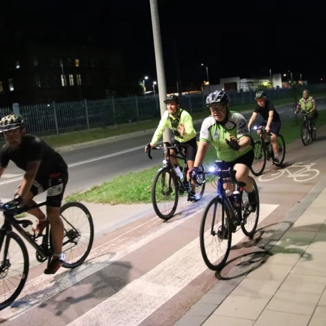 Tczew - Nocny przejazd rowerowy Świetlik