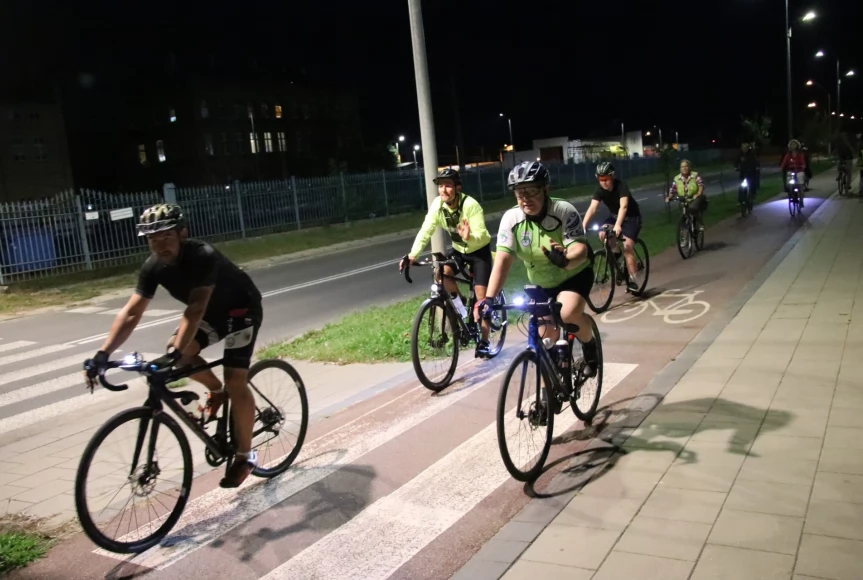 Tczew - Nocny przejazd rowerowy Świetlik