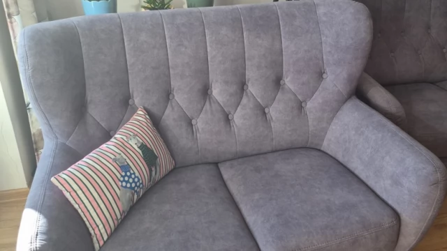 Tczew - Sofa uszak 2 - osobowa KELSO szara - Agata Meble