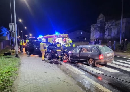 Tczew - Dwie osoby ranne w wypadku na dk91