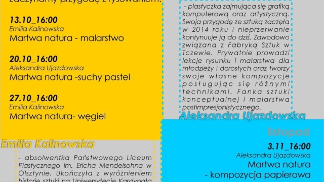 Tczew - Warsztaty plastyczne dla młodzieży