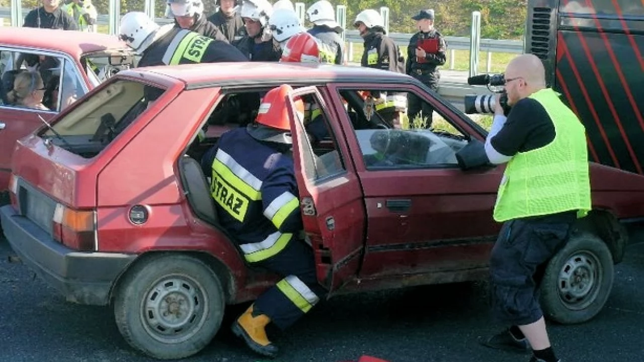 Tczew - Ratownicy na A1