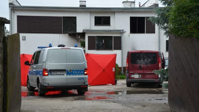 Tczew - Pożar w Maleninie. Nie żyją dwie osoby [FOTO, WIDEO]