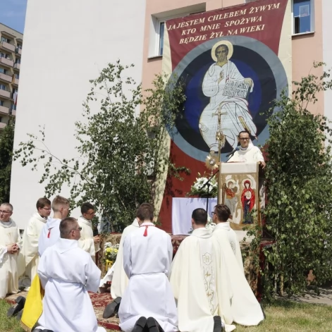 Tczew - Boże Ciało - procesja z Najświętszym Sakramentem