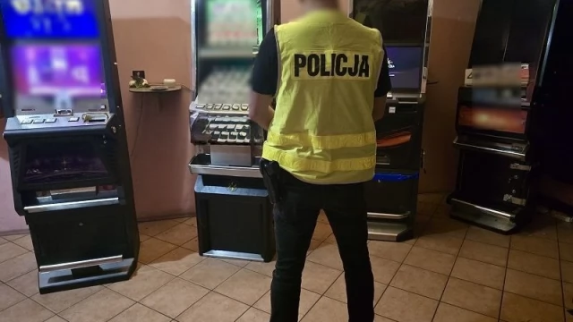 Tczew - Koniec z graniem w tym miejscu! Automaty i gotówka zabezpieczone