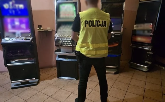 Tczew - Koniec z graniem w tym miejscu! Automaty i gotówka zabezpieczone