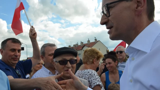 Tczew - Mateusz Morawiecki z wizytą w Tczewie - "Ten most będzie perłą historii"