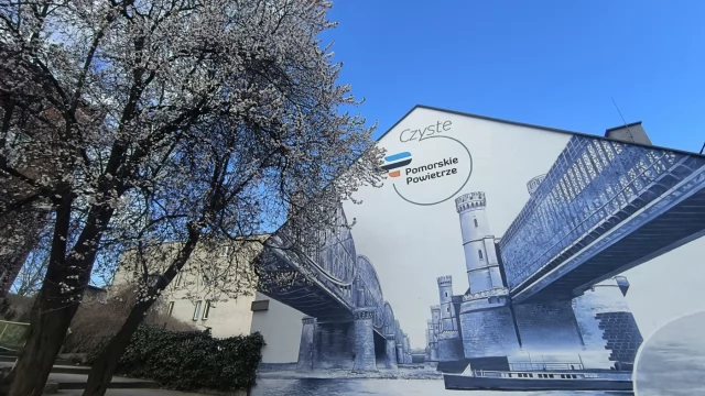 Tczew - Antysmogowy mural - oficjalna prezentacja za nami