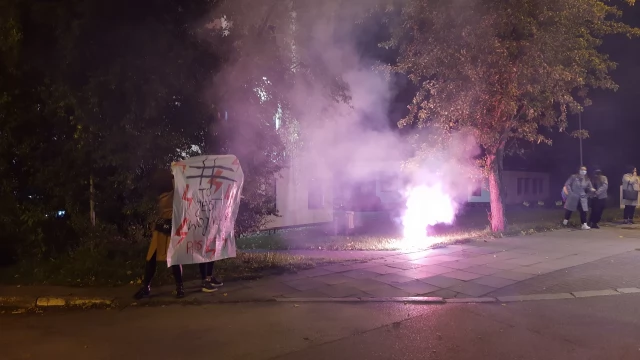 Tczew - Protesty ws. aborcji nie ustają. "Wybaczcie utrudnienia, Tczew ma rząd do obalenia" [FILM]