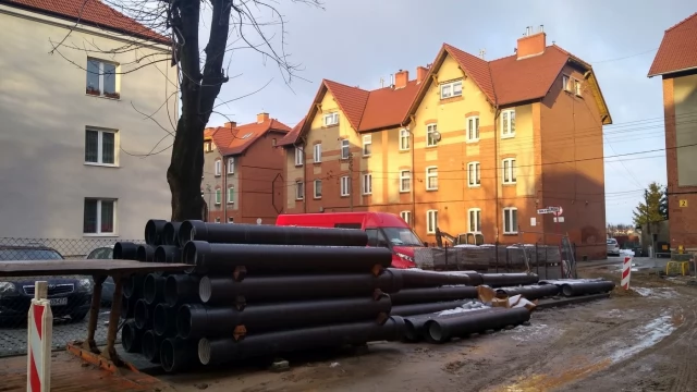 Tczew - Trwają prace na Zatorzu