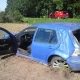 Tczew - Niebezpiecznie na drogach - wypadek koło Flexa i dachowanie w Wędkowach
