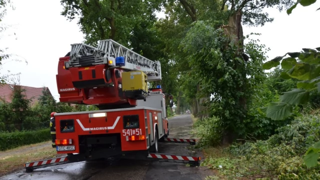 Tczew - Gwałtowne załamanie pogody - straż ma ręce pełne roboty [FOTO, WIDEO]