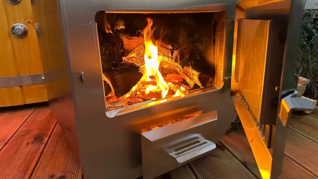 Tczew - Balia ogrodowa z piecem na drewno jacuzzi