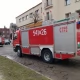 Tczew - Pożar w pokolejowym budynku na Warsztatowej