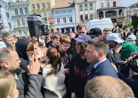 Tczew - Sławomir Mentzen w Tczewie "Klasa polityczna nam nie wyszła"