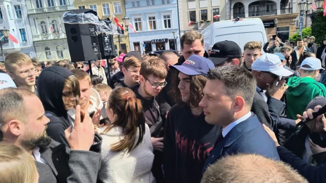 Tczew - Sławomir Mentzen w Tczewie "Klasa polityczna nam nie wyszła"
