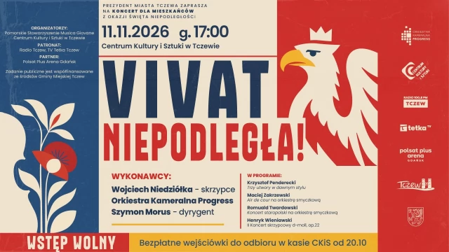 Tczew - Vivat Niepodległa!