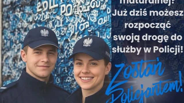 Tczew - Jesteś w klasie maturalnej? Już dziś możesz rozpocząć swoją drogę do służby w Policji!