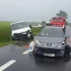 Tczew - Gm. Gniew. Trzy auta zderzyły się drodze krajowej nr 91