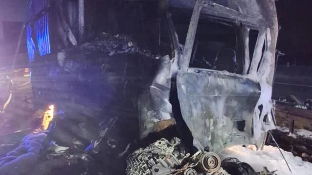 Tczew - Tragedia na A1. Płoną ciężarówki, nie żyje mężczyzna [AKTUALIZACJA]