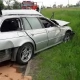 Tczew - Dachowanie na dk 91. W BMW matka z dwójką dzieci