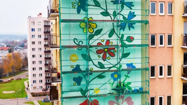 Tczew - Powstaje mural inspirowany haftem kociewskim!