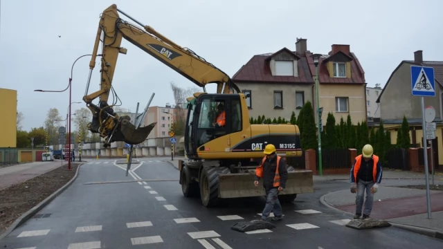 Tczew - Ul. Jedności Narodu. Koniec pierwszego etapu robót
