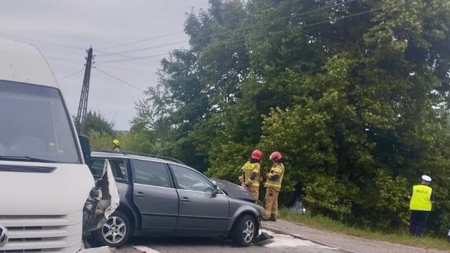Tczew - Zablokowana "22" po wypadku z udziałem trzech aut