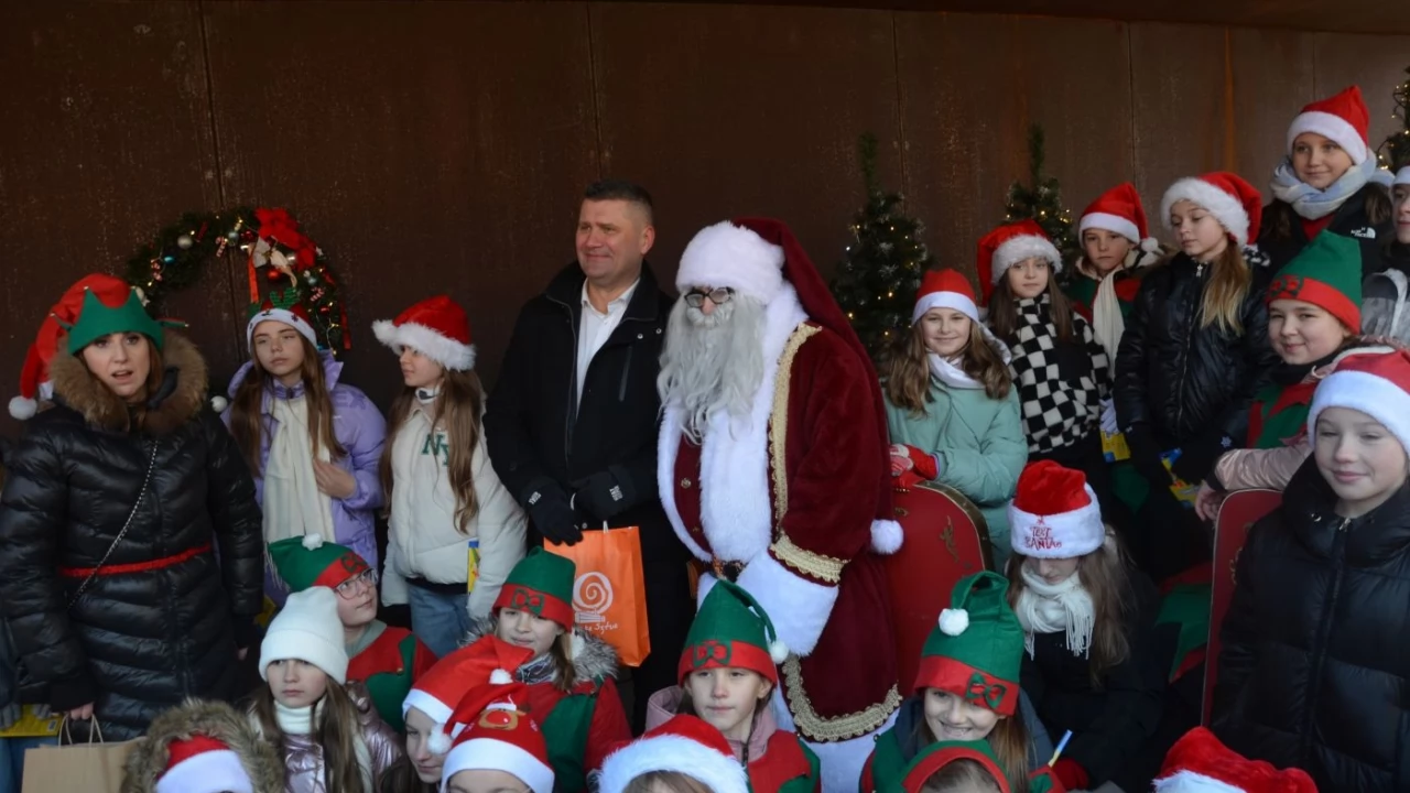 Tczew - Święty Mikołaj w zielonej strefie